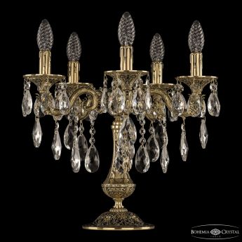 Настольная лампа бронзовая 71101L/5/125 B GB Bohemia Ivele Crystal