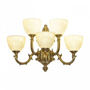 Бра бронзовые 7214B15/3+2/210 FP P1 U Rose Bohemia Ivele Crystal
