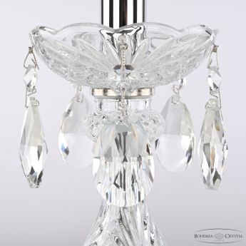 Настольная лампа хрустальная 101L/1-27 Ni Bohemia Ivele Crystal