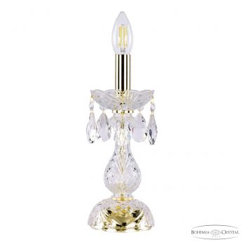 Настольная лампа хрустальная 105L/1-27 G Bohemia Ivele Crystal