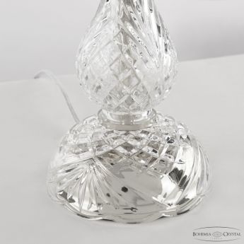 Настольная лампа хрустальная 108L/1-27 Ni Bohemia Ivele Crystal