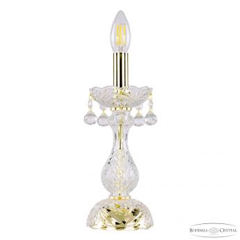 Настольная лампа хрустальная 108L/1-27 G Bohemia Ivele Crystal