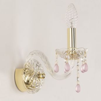 Бра хрустальные 112B/1/141 G V7010 Bohemia Ivele Crystal