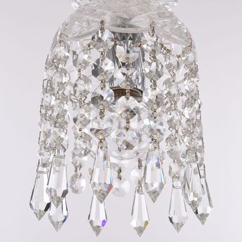 Подвесной светильник хрустальный 14781P/11 Ni Drops Bohemia Ivele Crystal