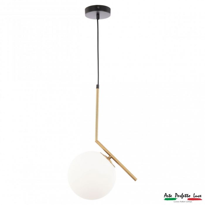 Подвесной светильник APL2233969MDM/1M BRO ANTIQUE BRASS Arte Perfetto Luce