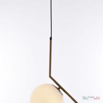 Подвесной светильник APL2233969MDM/1M BRO ANTIQUE BRASS Arte Perfetto Luce