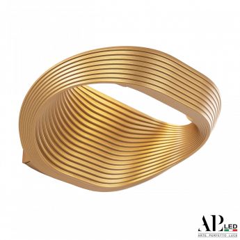 Бра 3304B.JP005-190-BRA.gold.3k APL LED