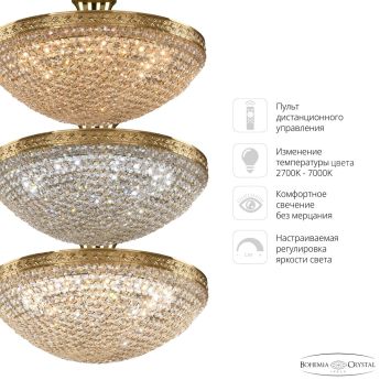Люстра хрустальная 19321/45IV/LED-DIM G Bohemia Ivele Crystal