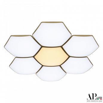 Светильник 3303.6804-6+1-785/750/130 White/Gold Arte Perfetto Luce