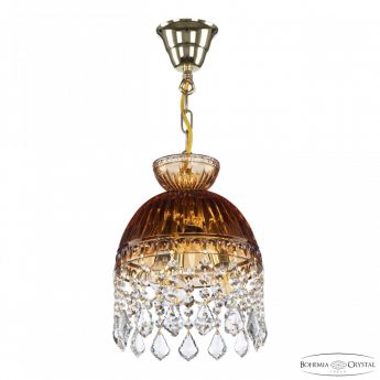 Подвесной светильник с цветным хрусталём 5478/22 G Amber/M-1G Leafs Bohemia Ivele Crystal