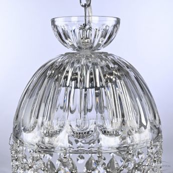 Подвесной светильник с цветным хрусталём 5478/22 Ni Clear/M-1H Bohemia Ivele Crystal