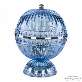 Подвесной светильник с цветным хрусталём 5480L/17 Ni Aquamarine/M-1G Bohemia Ivele Crystal