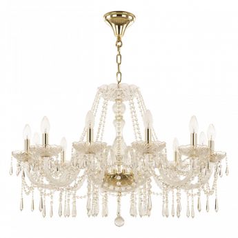 Люстра хрустальная 104/12/300 G Bohemia Ivele Crystal