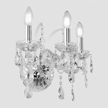 Бра хрустальные 105B/3/141 Ni Bohemia Ivele Crystal