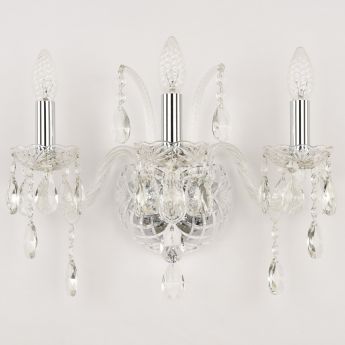 Бра хрустальные 105B/3/141 Ni Bohemia Ivele Crystal