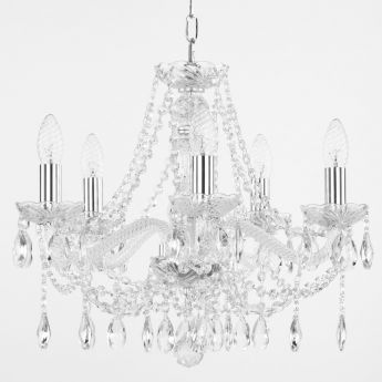 Люстра хрустальная 107/5/165 Ni Bohemia Ivele Crystal