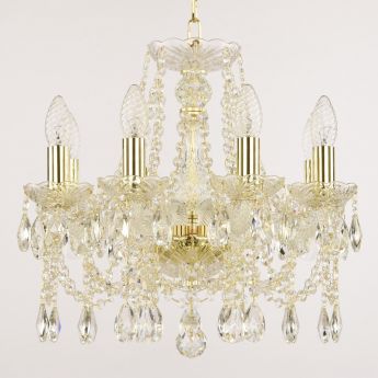 Люстра хрустальная 107/8/141 G Bohemia Ivele Crystal
