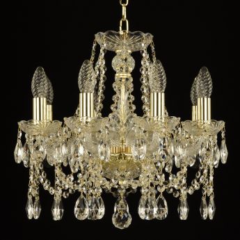 Люстра хрустальная 107/8/141 G Bohemia Ivele Crystal