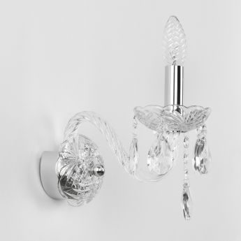 Бра хрустальные 116B/1/165 Ni Bohemia Ivele Crystal