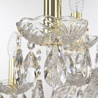 Люстра хрустальная 117/10+5/240 G Bohemia Ivele Crystal