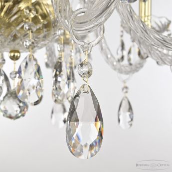 Люстра хрустальная 117/10+5/240 G Bohemia Ivele Crystal