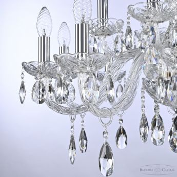 Люстра хрустальная 117/10+5/240 Ni Bohemia Ivele Crystal