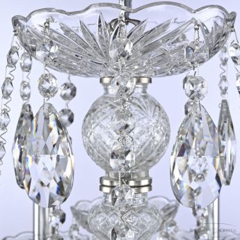 Люстра хрустальная 119/10+5/240 Ni Bohemia Ivele Crystal