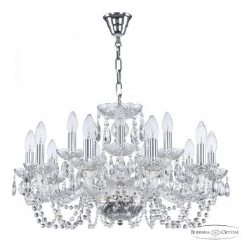 Люстра хрустальная 119/10+5/240 Ni Bohemia Ivele Crystal