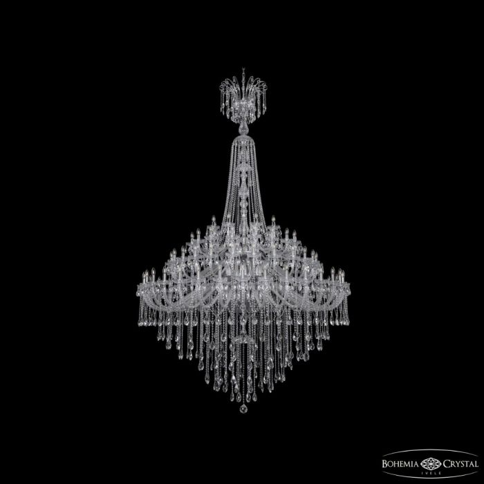 Люстра хрустальная 1415/32+24+16+8/700/XL-320/3d Ni Bohemia Ivele Crystal