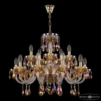Люстра хрустальная 5417/10+5/240 G  Shampan/M-1H K777 Bohemia Ivele Crystal