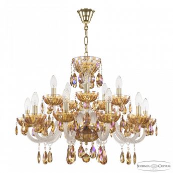 Люстра хрустальная 5417/10+5/240 G  Shampan/M-1H K777 Bohemia Ivele Crystal