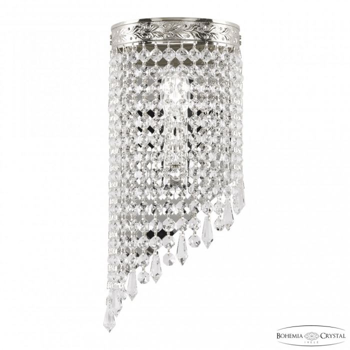 Бра хрустальные 83401BL/15IV-33 Ni Drops Bohemia Ivele Crystal