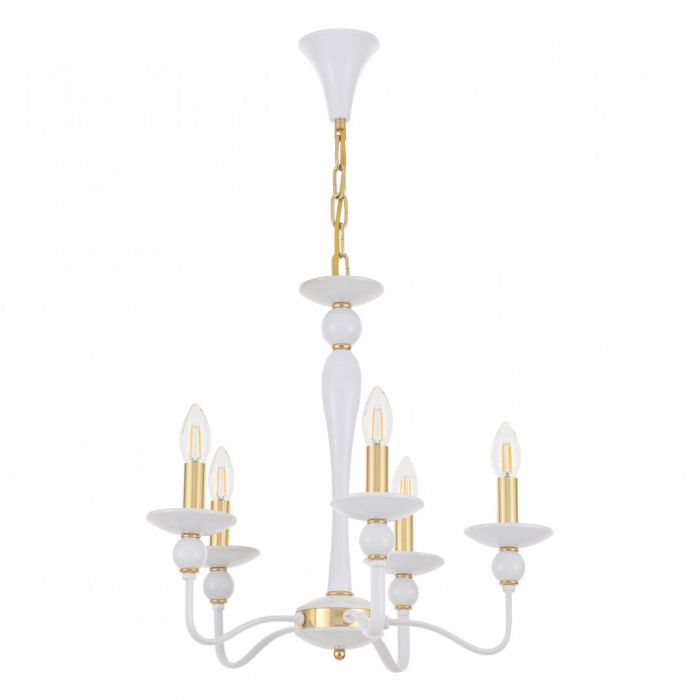 Люстра 820201.1.5.140.U.E14 Wh.Gd Arte Milano