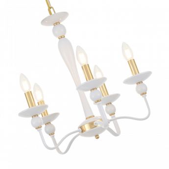 Люстра 820201.1.5.140.U.E14 Wh.Gd Arte Milano