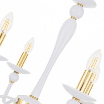 Люстра 820201.1.5.140.U.E14 Wh.Gd Arte Milano