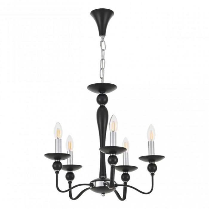 Люстра 820201.1.5.140.U.E14 Bk.Cr Arte Milano