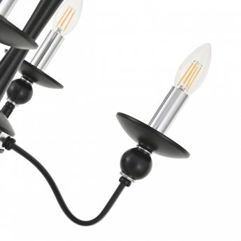 Люстра 820201.1.5.140.U.E14 Bk.Cr Arte Milano