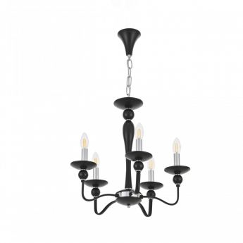 Люстра 820201.1.5.140.U.E14 Bk.Cr Arte Milano