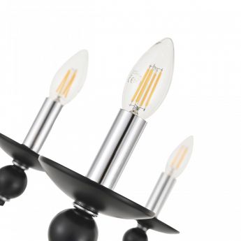 Люстра 820201.1.5.140.U.E14 Bk.Cr Arte Milano