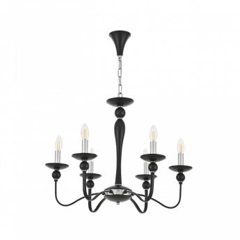Люстра 820201.1.6.200.U.E14 Bk.Cr Arte Milano