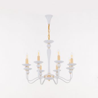 Люстра 820201.1.8.200.U.E14 Wh.Gd Arte Milano