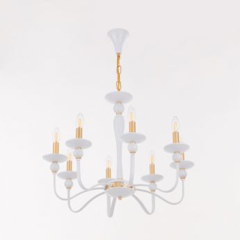 Люстра 820201.1.8.200.U.E14 Wh.Gd Arte Milano