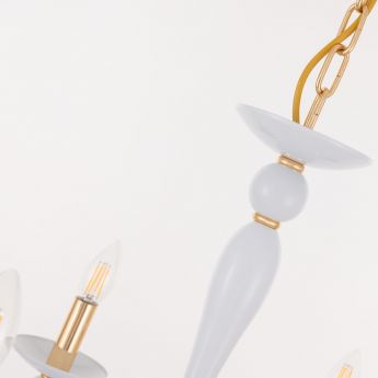 Люстра 820201.1.8.200.U.E14 Wh.Gd Arte Milano