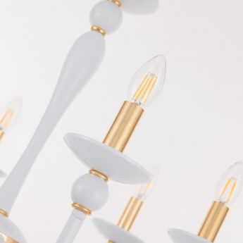 Люстра 820201.1.8.200.U.E14 Wh.Gd Arte Milano