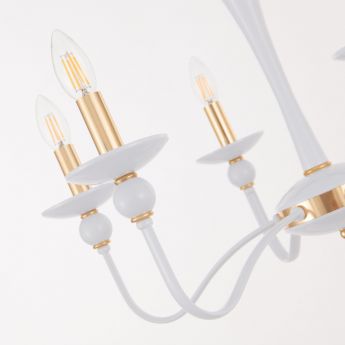 Люстра 820201.1.8.200.U.E14 Wh.Gd Arte Milano