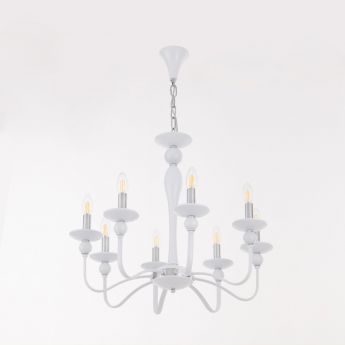 Люстра 820201.1.8.200.U.E14 Wh.Cr Arte Milano