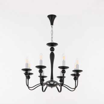 Люстра 820201.1.8.200.U.E14 Bk.Cr Arte Milano