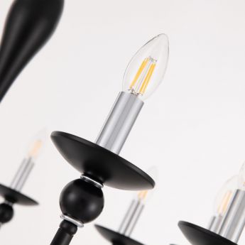 Люстра 820201.1.8.200.U.E14 Bk.Cr Arte Milano