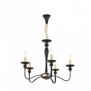 Люстра 820201.1.5.200.U.E14 Bk.Gd Arte Milano