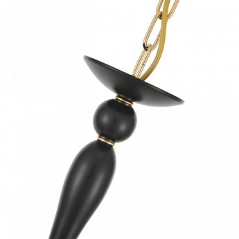 Люстра 820201.1.5.200.U.E14 Bk.Gd Arte Milano